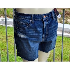 No Boundaries Distressed Blue Jeans Shorts, 9J, NWT✔️